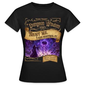 I Can Control It - Women's T-Shirt - black - Front - AI Model Female 172 dark (172cm)