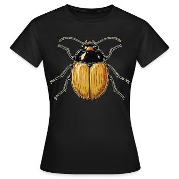 Beetles, May Beetles, Sweets, Deer Beetles, Insects - Women's T-Shirt - black - Front - AI Model Female 172 dark (172cm)