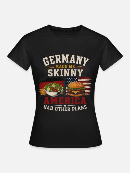 Deutsch Amerikanische Herkunft Und Tradition - Frauen T-Shirt - Schwarz