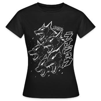 Demons Wolf Pack Thunder Monster - Women's T-Shirt - black - Front - AI Model Female 172 dark (172cm)