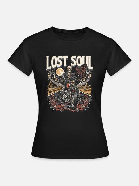 Verlorene Seele - Frauen T-Shirt - Schwarz