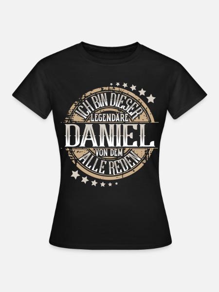 Daniel - Frauen T-Shirt - Schwarz