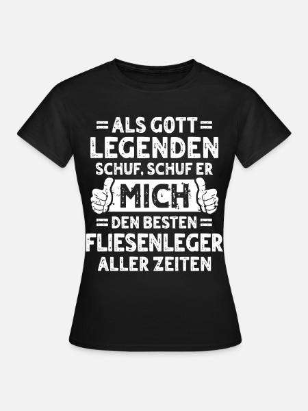 Fliesenleger - Frauen T-Shirt - Schwarz