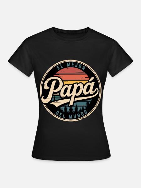 Bester Papa - Frauen T-Shirt - Schwarz