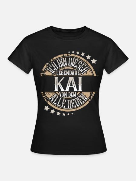 Kai - Frauen T-Shirt - Schwarz