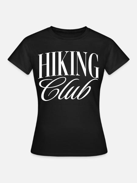 Hiking Club - Frauen T-Shirt - Schwarz