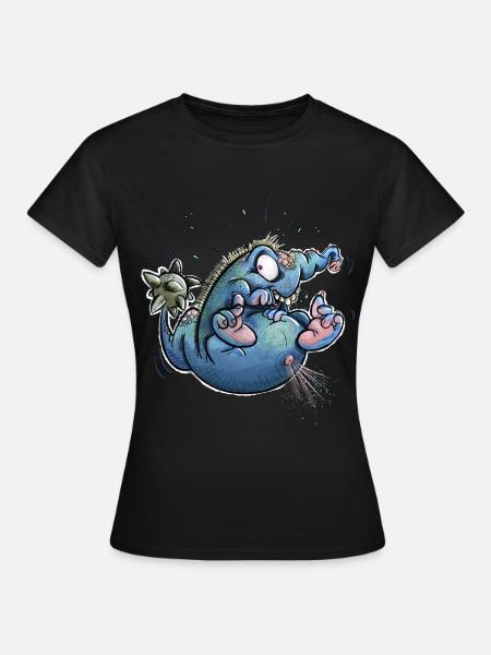Konfetti Monster - Frauen T-Shirt - Schwarz