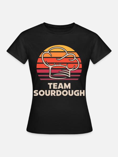 Team Sauerteig - Frauen T-Shirt - Schwarz