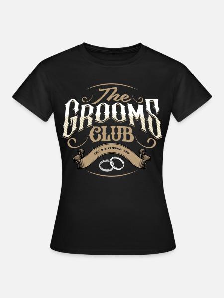 Bräutigam Club - Frauen T-Shirt - Schwarz