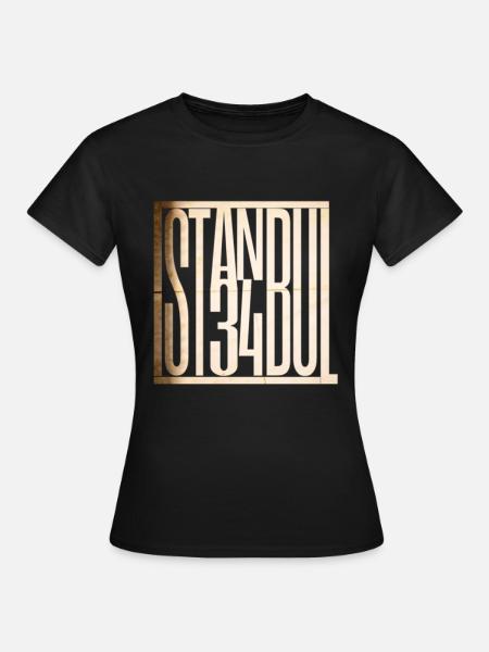 Istanbul 34 - Frauen T-Shirt - Schwarz