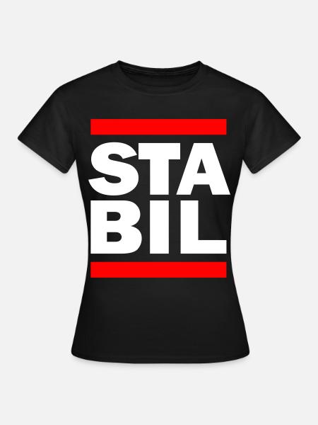 STABIL - BARS - Frauen T-Shirt - Schwarz