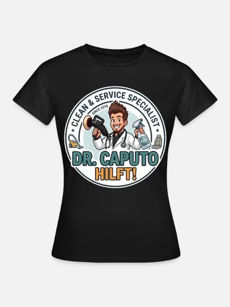 Dr. Caputo hilft - Frauen T-Shirt - Schwarz