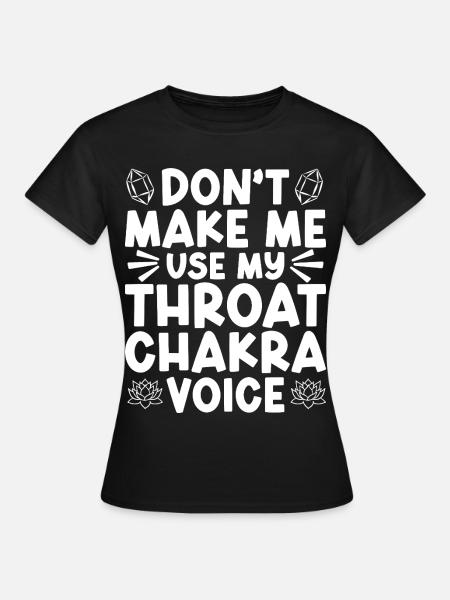 Stimme wie ein Mantra - Frauen T-Shirt - Schwarz