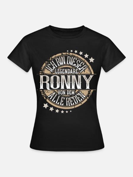 Ronny - Frauen T-Shirt - Schwarz
