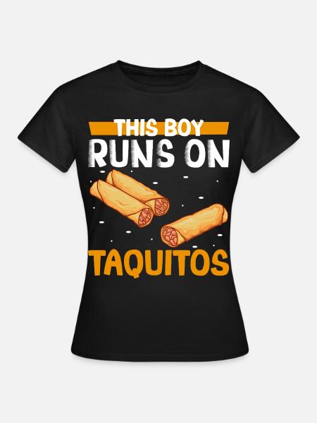 Männer lieben Taquitos - Frauen T-Shirt - Schwarz