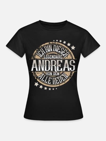 Andreas - Frauen T-Shirt - Schwarz