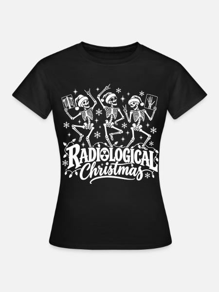 Radiological Xmas - Frauen T-Shirt - Schwarz