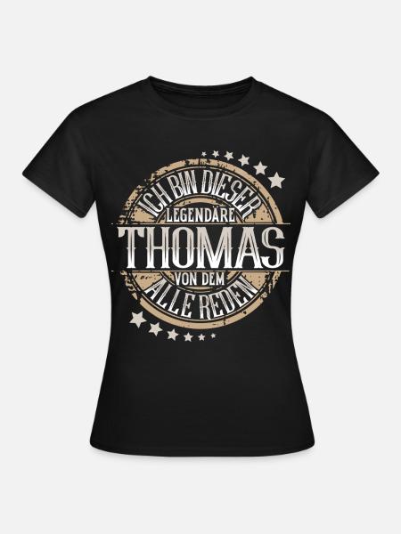 Thomas - Frauen T-Shirt - Schwarz