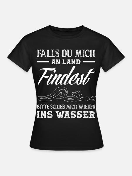 Schwimmsport Schwimmer Spruch Geschenk - Frauen T-Shirt - Schwarz