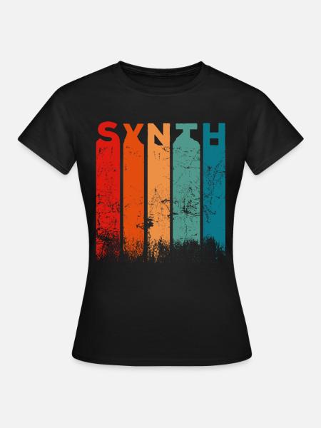 SYNTHE VINTAGE - T-shirt Femme - noir