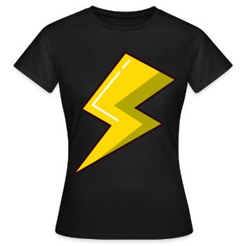 Blitz Comic Rapide - T-shirt Femme - noir - Devant - AI Model Female 172 dark (172cm)