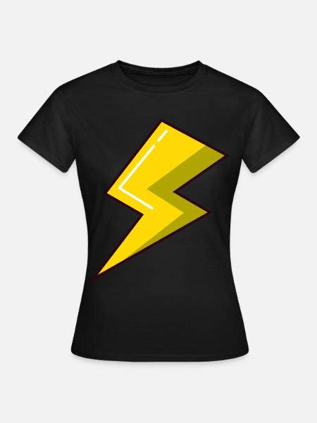 Blitz Comic Schnell - Frauen T-Shirt - Schwarz