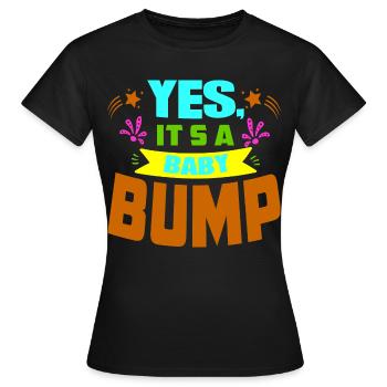 Mère Enceinte Bébé Nourrisson T-shirt Maman - T-shirt Femme - noir - Devant - AI Model Female 172 dark (172cm)