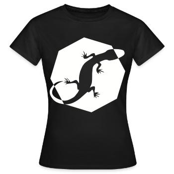 reptile - T-shirt Femme - noir - Devant - AI Model Female 172 dark (172cm)