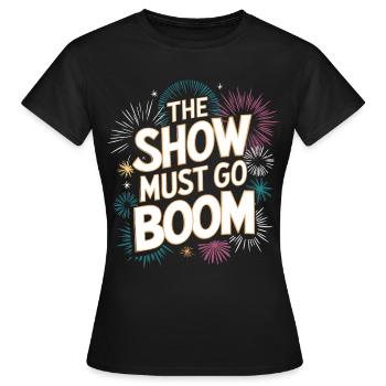 Pyrotechnics Fireworks Pyrotechnics - Women's T-Shirt - black - Front - AI Model Female 172 dark (172cm)