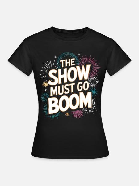 Pyrotechniker Feuerwerk Pyrotechnik - Frauen T-Shirt - Schwarz