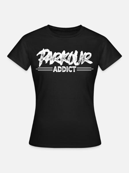 Parkour - Frauen T-Shirt - Schwarz