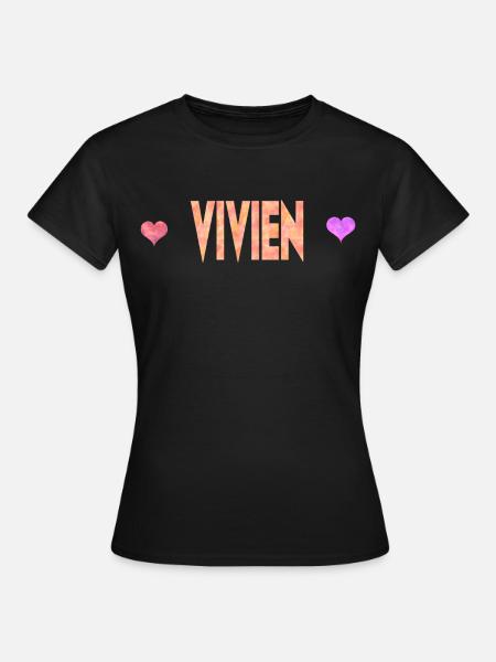Vivien - Maglietta da donna - nero