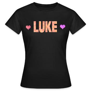 Luke - Frauen T-Shirt - Schwarz - Vorne - AI Model Female 172 dark (172cm)