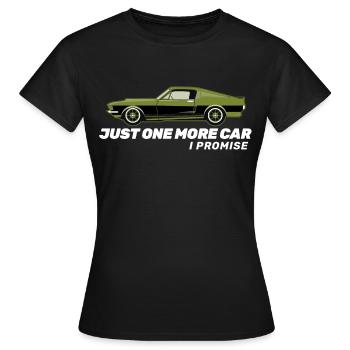 Oldtimer Classic car Geschenk - Frauen T-Shirt - Schwarz - Vorne - AI Model Female 172 dark (172cm)