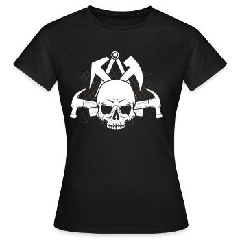 Roofer - Women's T-Shirt - black - Front - AI Model Female 172 dark (172cm)