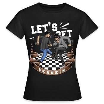 Ska Genre De Musique Jamaïcaine Amoureux De Jazz - T-shirt Femme - noir - Devant - AI Model Female 172 dark (172cm)