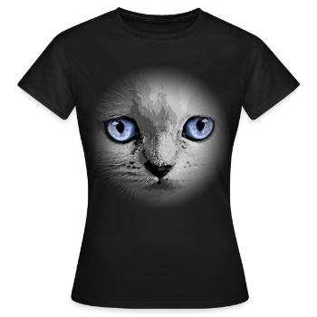 Kitty Kitten Cat - Women's T-Shirt - black - Front - AI Model Female 172 dark (172cm)