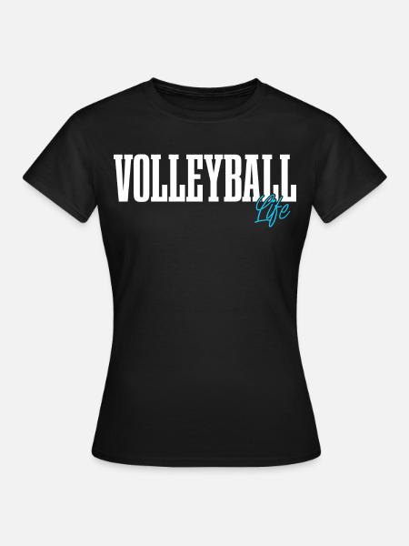 Volleyball - Frauen T-Shirt - Schwarz