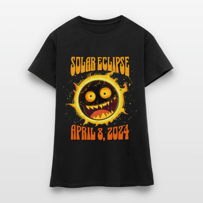 Solar Eclipse April 8, 2024 Total Solar Eclipse Women's T-Shirt