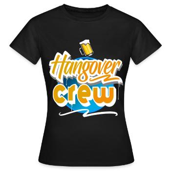 Hangover Crew - Women's T-Shirt - black - Front - AI Model Female 172 dark (172cm)