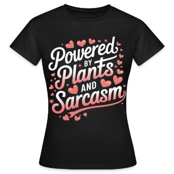 Végétarien Végétalien Végétarien Végétarien - T-shirt Femme - noir - Devant - AI Model Female 172 dark (172cm)