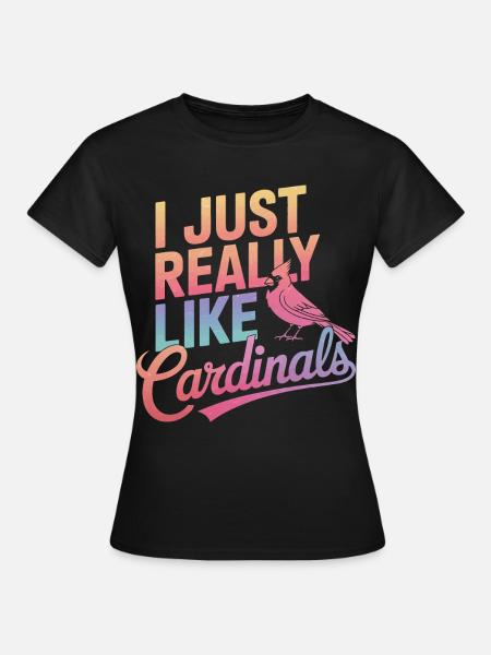 Kardinal Rotkardinal Vogel Roter Kardinal - Frauen T-Shirt - Schwarz