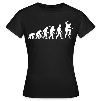 Skateboard Evolution Skateboard Skatboarder masculin et garçon - T-shirt Femme - noir - Devant - AI Model Female 172 dark (172cm)