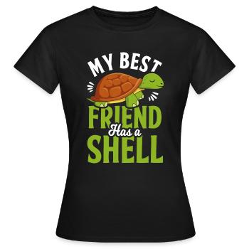 Turtle Turtle Turtle - Women's T-Shirt - black - Front - AI Model Female 172 dark (172cm)