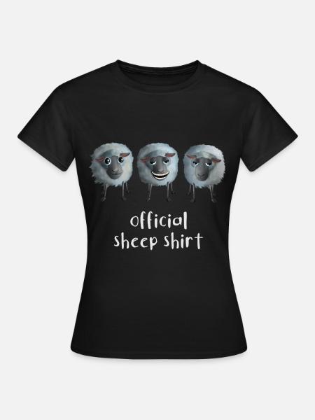 Mouton - Chemise mouton officielle - T-shirt Femme - noir