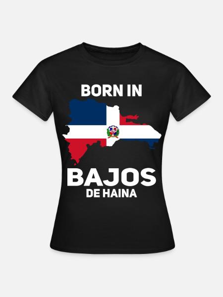 Dominikanische Republik - Frauen T-Shirt - Schwarz