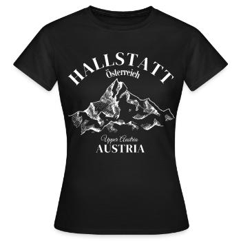 Hallstatt, Autriche, Autriche - T-shirt Femme - noir - Devant - AI Model Female 172 dark (172cm)