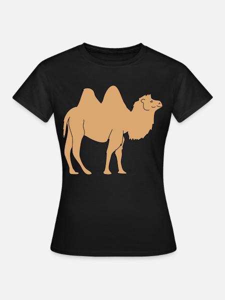 kamel - Frauen T-Shirt - Schwarz