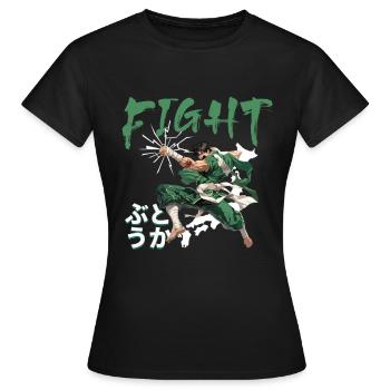 Fight for Your Fate - Martial Artist - Women's T-Shirt - black - Front - AI Model Female 172 dark (172cm)