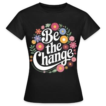 Altruisme Don désintéressé Donner d’école - T-shirt Femme - noir - Devant - AI Model Female 172 dark (172cm)
